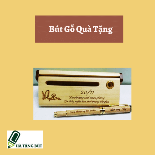 Bút gỗ quà tặng gỗ